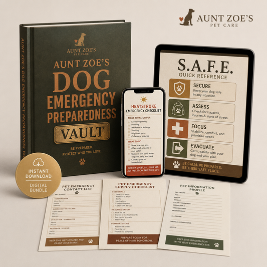 When Every Second Counts: Aunt Zoe's Dog Emergency Guide E-Book